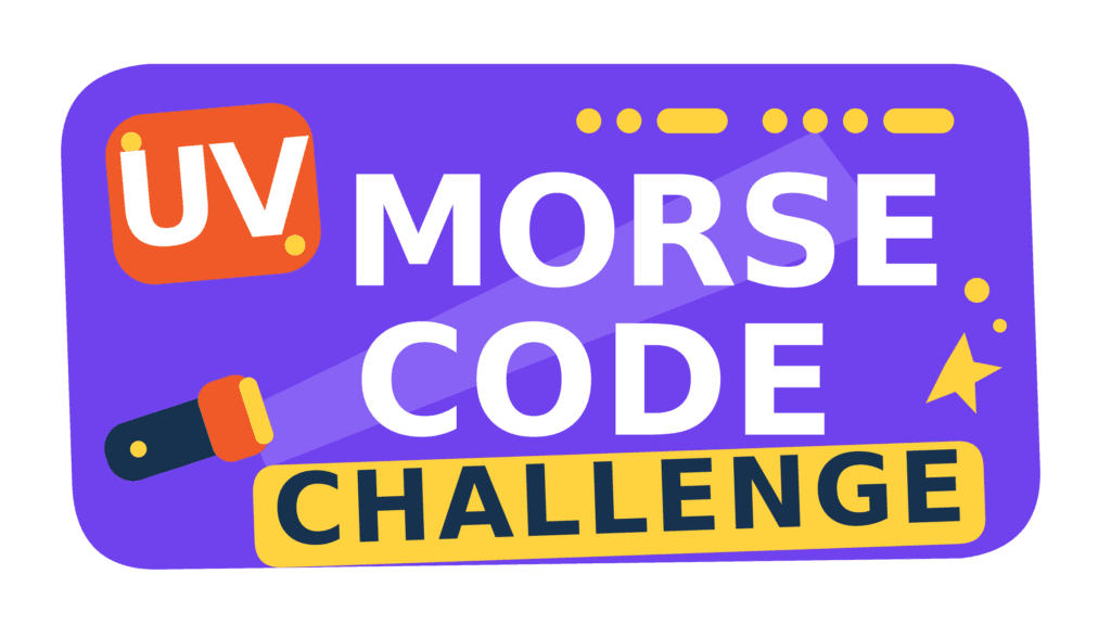 UV Morse Code Challenge at the Museum of Scottish Fire Heritage
