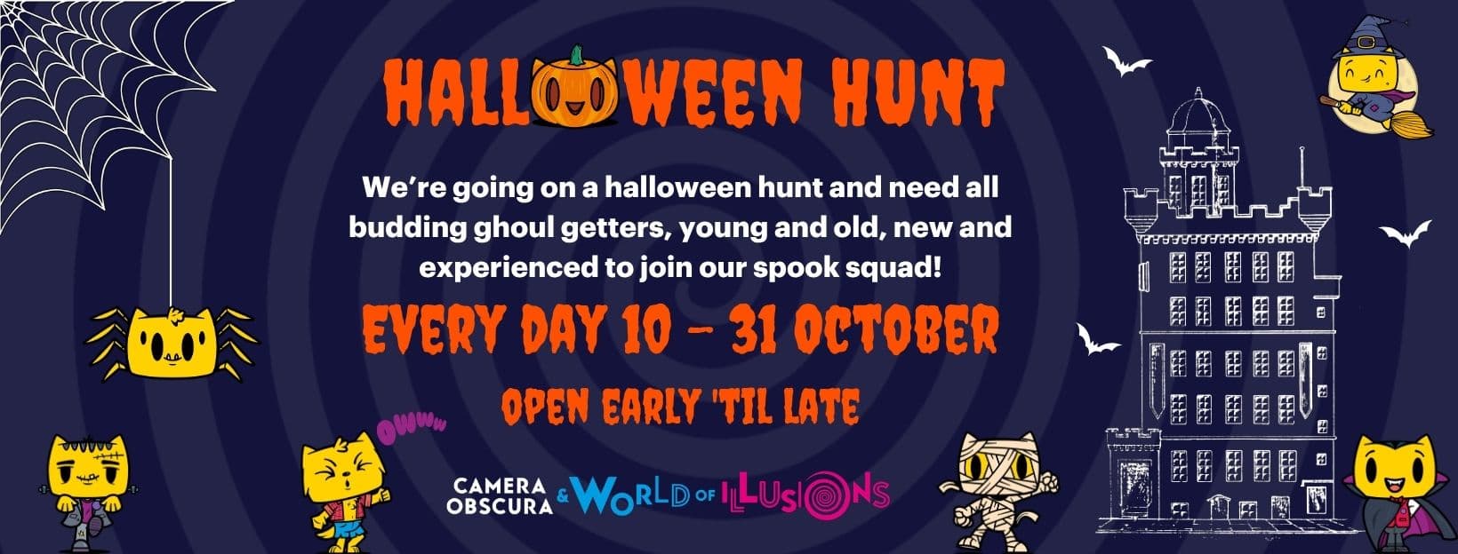 Halloween Hunt at Camera Obscura & World of Illusions